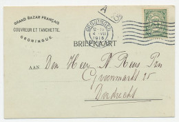 Firma Briefkaart Groningen 1915 - Grand Bazar Francais - Non Classés