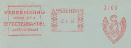 Meter Cover Netherlands 1937 Securities Trading Association - Unclassified