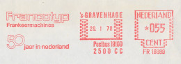 Meter Cover Netherlands 1978 Francotyp - 50 Years In The Netherlands - The Hague - Timbres De Distributeurs [ATM]