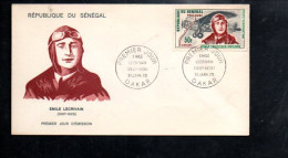 SENEGAL FDC 1970 AVIATION EMILE LECRIVAIN - Senegal (1960-...)