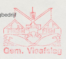 Meter Cover Netherlands 1986 Fish Auction - Fishing Boat - Urk - Poissons