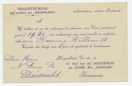 Firma Briefkaart Amsterdam 1910 - Stoomvaart Maatschappij Ned.  - Non Classés