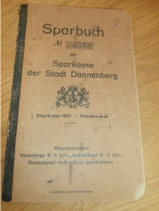 Altes Sparbuch Dannenberg , 1935 - 1936 , Luise Gerke Geb. Schulz In Dannenberg , Sparkasse , Bank !! - Historical Documents