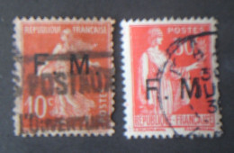 FRANCIA FRANCE 1906 -1933 TIMBRE DE FRANCHISE - Oblitérés