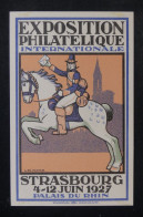 FRANCE - Entier Postal Type Semeuse De L'Exposition Philatélique De Strasbourg En 1927  - L 152789 - Cartes Postales Types Et TSC (avant 1995)