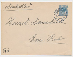 Envelop G. 15 Amsterdam - Duitsland 1910 V.b.d. - Entiers Postaux