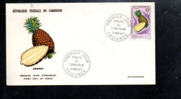CAMEROUN  FDC 1967 ANANAS - Kamerun (1960-...)