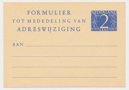 Verhuiskaart G. 22 - Entiers Postaux