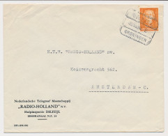 Treinblokstempel : Delfzijl - Groningen E 1950 - Non Classés
