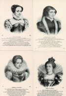 MARIE DE MEDICIS-JEANNE D'ALBRET-MARGUERTE DE VALOIS-GABRIELLE D'ESTREES - Femmes Célèbres