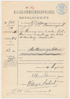 Fiscaal Stempel - Bevelschrift Haarlemmermeer Polder 1908 - Fiscali