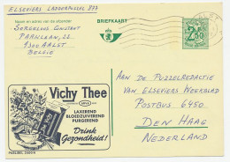 Publibel - Postal Stationery Belgium 1972 Tea - Vichy - Laxative - Purifies The Blood - Autres & Non Classés