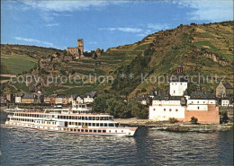 72401184 Kaub Schnellschiff Drachenfels Burg Kaub - Kaub