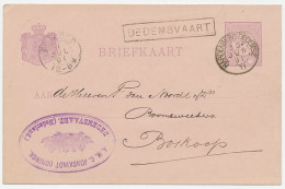 Trein Haltestempel Dedemsvaart 1891 - Briefe U. Dokumente