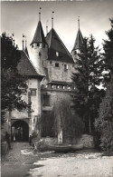 THUN, BERN, CASTLE, ARCHITECTURE, GATE, FOUNTAIN, SWITZERLAND, POSTCARD - Thoune / Thun