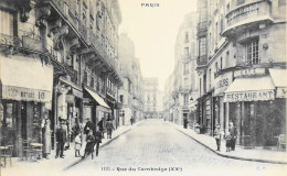 CPA - PARIS - N° 1125 - Rue Du Cambodge - (XXe Arrt.) - TBE - Distrito: 20