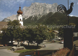 72401141 Ehrwald Tirol Rundblick Alpenhauptkamm Kirche Ehrwald - Autres & Non Classés
