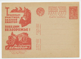 Postal Stationery Soviet Union 1931 Road Construction - Other & Unclassified