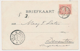 Trein Kleinrondstempel Amsterdam - Antwerpen C 1902 - Covers & Documents