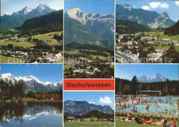 72401114 Bischofswiesen Teilansicht See Schwimmbad Bischofswiesen - Bischofswiesen