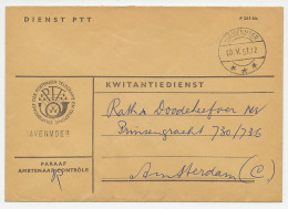 Dienst PTT S Gravenmoer - Amsterdam 1957 - Kwitantiedienst - Unclassified