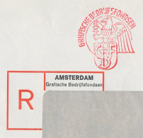 Registered Meter Cover Netherlands 1973 Griffin - Lion - Eagle - Graphic Corporate Funds  - Other & Unclassified