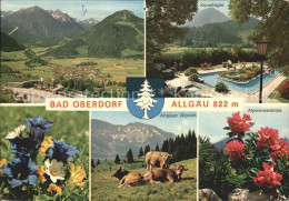 72401098 Bad Oberdorf Alpvieh Alpenrosenbluete Kuranlagen Bad Oberdorf - Hindelang