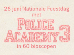 Meter Proof / Test Strip Netherlands 1986- Frama 21283 Police Academy 3 - Movie - Kino