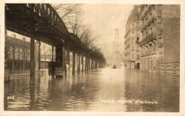 PARIS INONDE BOULEVARD DE GRENELLE - Alluvioni Del 1910