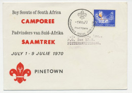 Cover / Postmark South Africa 1970 Camporee Natal - Otros & Sin Clasificación