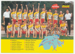 Postal Stationery Switzerland 1999 Cycling - Swiss Team - Autres & Non Classés