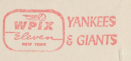 Meter Top Cut USA 1955 Baseball - Yankees & Giants - WPIX Eleven - Andere & Zonder Classificatie