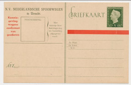 Spoorwegbriefkaart G. NS291a C - Postwaardestukken