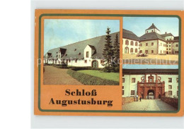 72400980 Augustusburg Schloss Portal Schlosshof Kuechenhaus Augustusburg - Augustusburg
