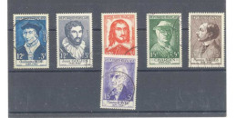 Yvert 1066 à 1071 - Célébrités Françaises   - Série De 6 Timbres Oblitérés - Used Stamps