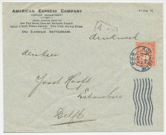 Firma Envelop Rotterdam 1915 - American Express Company - Zonder Classificatie
