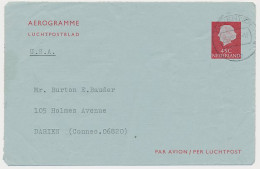 Luchtpostblad G. Deventer - Darien USA 1969 - Material Postal