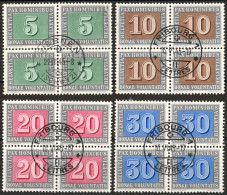 Schweiz Suisse PAX 1945: Zu 262-265 Mi 447-450 Yv 405-408 Blocks Mit ⊙ FRIBOURG 16.VI.45 (ZU CHF 26.00) - Usati