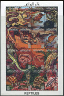 Unused Sheet Snakes, Lizards And Turtles, 1996, MNH - Slangen