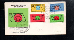 CAMEROUN  FDC 1963 DECLARATION DROITS DE L'HOMME - Camerún (1960-...)