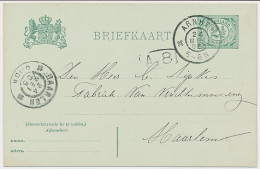 Briefkaart G. 63 Arnhem - Haarlem 1905 - Entiers Postaux
