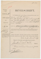 Haarlem 1888 - Bevelschritf Decl. Nieuwjaars- En Kermisfooien  - Otros & Sin Clasificación