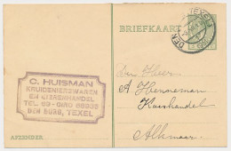 Briefkaart Den Burg Texel 1931 - Kruidenierswaren - Non Classificati