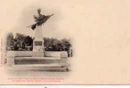 Grez-en-Bouère Monument Colonel De Villebois Mareuil Carte Précurseur - Crez En Bouere