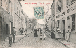 77 Mary Sur Marne Rue De L' Eglise CPA Buvette Loisel Coiffeur - Autres & Non Classés