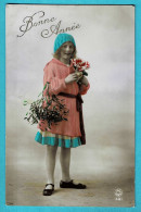 * Fantaisie - Fantasy - Fantasie (Bonne Année - Happy New Year) * (PC Paris 461) Enfant, Girl, Fille, Roses, Portrait - Nieuwjaar
