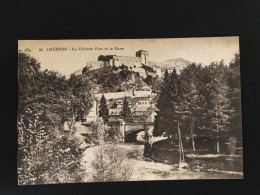 Lourdes - Le Château Fort Et La Gave . 65 - Lourdes