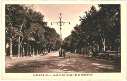 CPA Carte Postale Espagne Malaga Parque De La Republica   VM81298 - Malaga