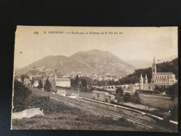 Lourdes - La Basilique, Le Château Fort Et Le Pic Du Jer . 65 - Lourdes