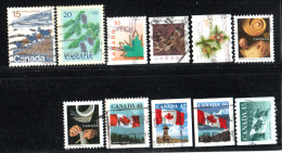 Canada ( 11 Timbres Oblitere ) - Sammlungen